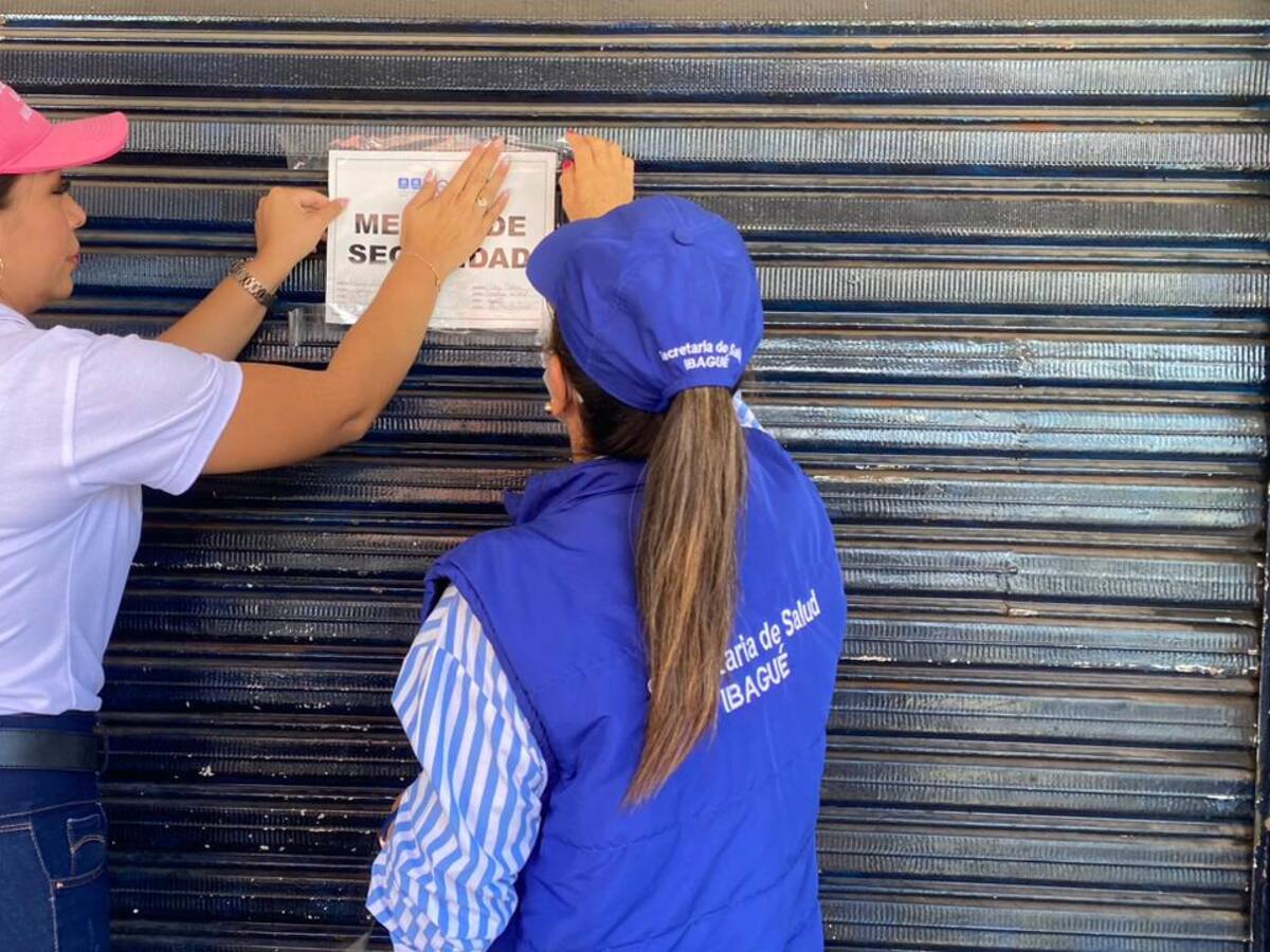 Más de 50 establecimientos han sido cerrados en Ibagué por incumplir normas sanitarias