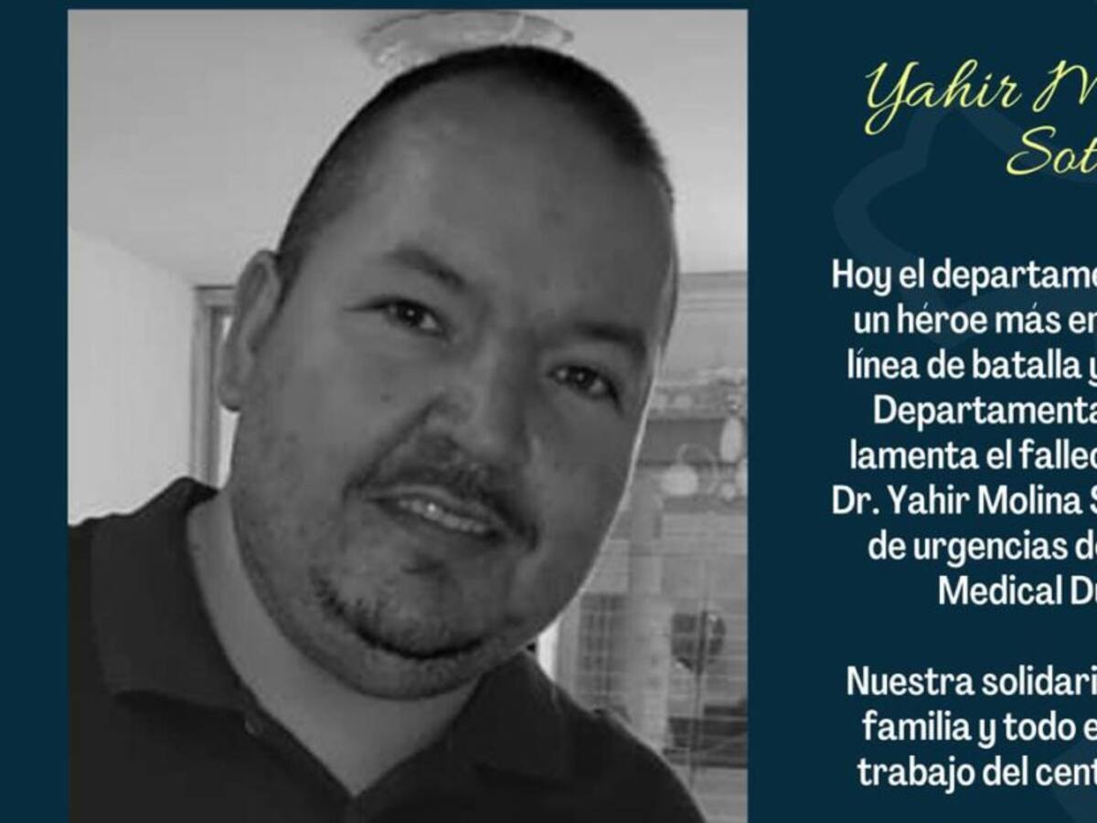 Falleció médico que trabajaba en la primera línea contra el COVID-19