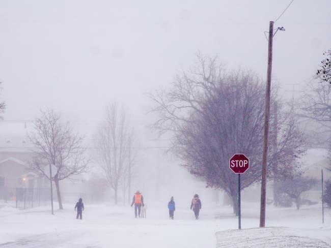 Tormenta invernal Elliott en Michigan / Foto: Getty Images