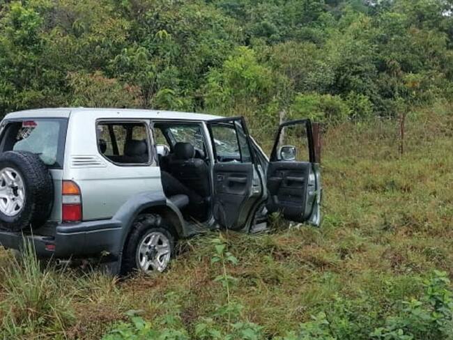 En la camioneta se movilizaban 9 personas. Entre los cuatro asesinados están los dos niños.