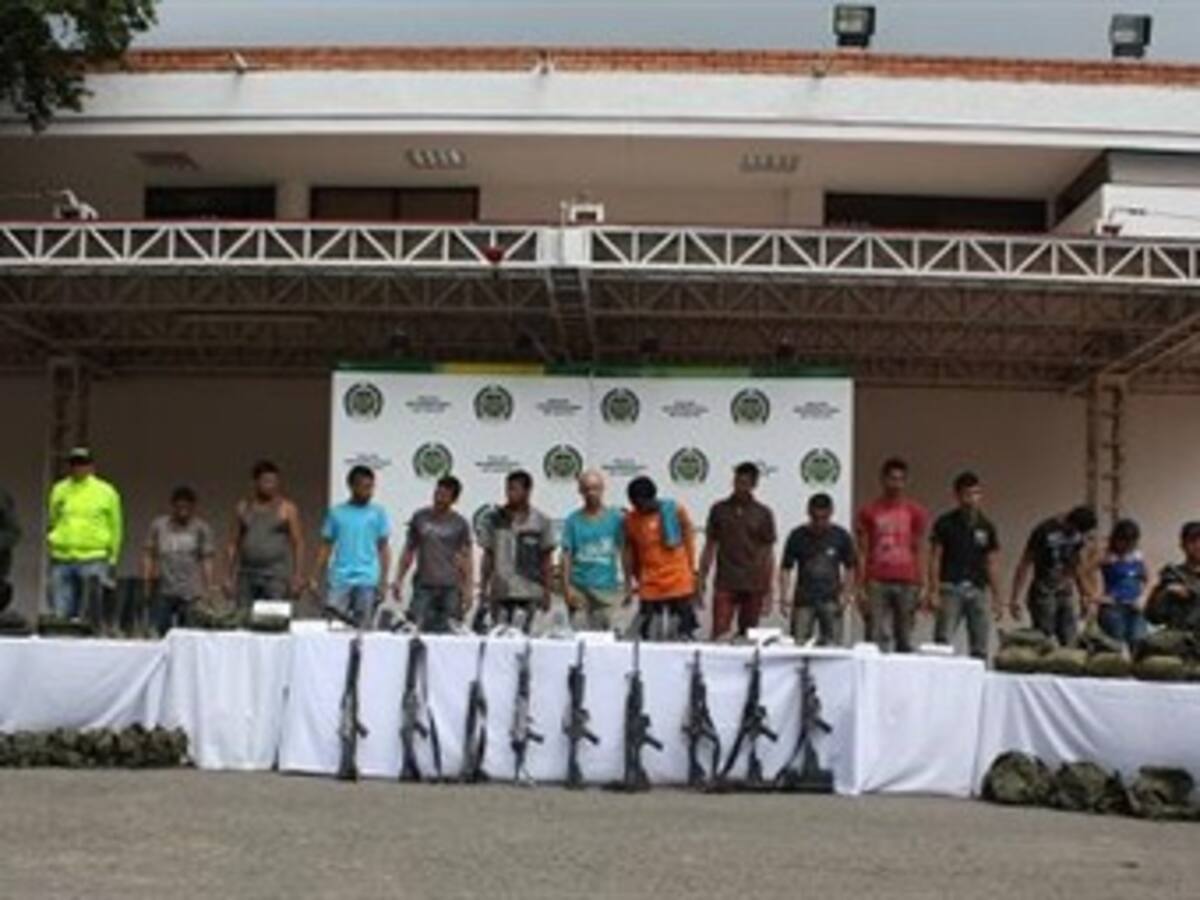 Detenidos 11 hombres en Cali al servicio Los Urabeños