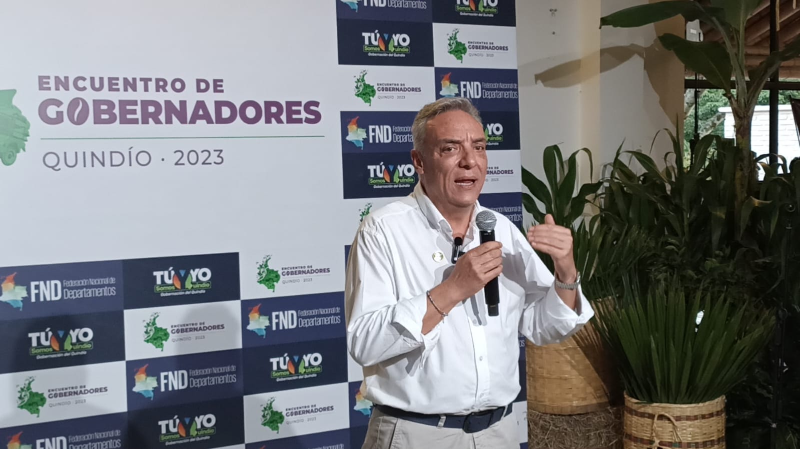 Roberto Jairo Jaramillo, presidente Federación Nacional de Departamentos, gobernador del Quindío