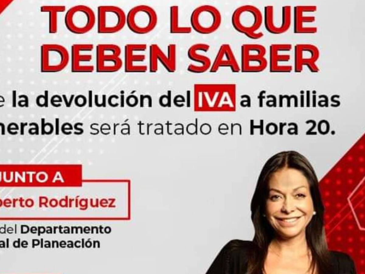 Devolución del IVA quita regresividad tributaria a más pobres: Rodríguez