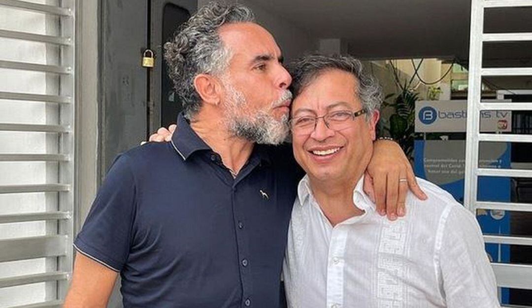 Armando Benedetti y Gustavo Petro