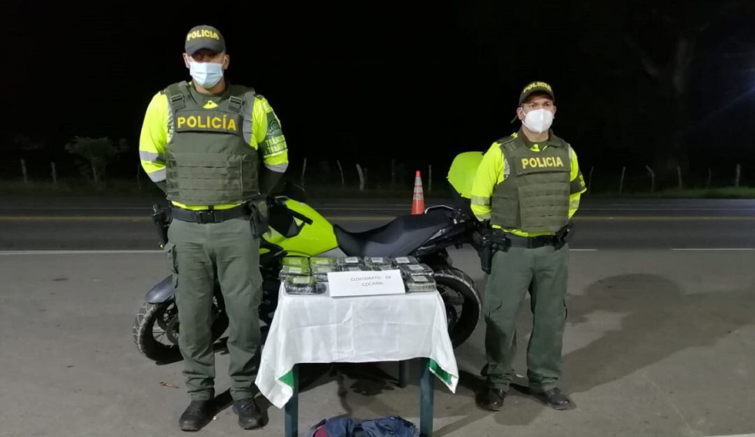 El hallazgo se presentó en el kilómetro 63 de la vía San Onofre - Cartagena