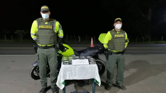 El hallazgo se presentó en el kilómetro 63 de la vía San Onofre - Cartagena