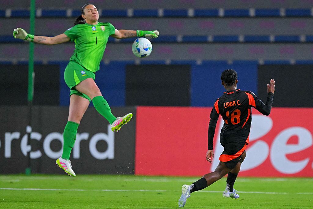 La Selección de Colombia vs la Selección de Brasil por el Grupo B de la Copa América Femenina 2025 / Getty Images
