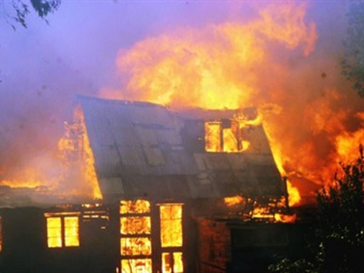 Incendio arrasó con nueve viviendas en zona rural de Montería