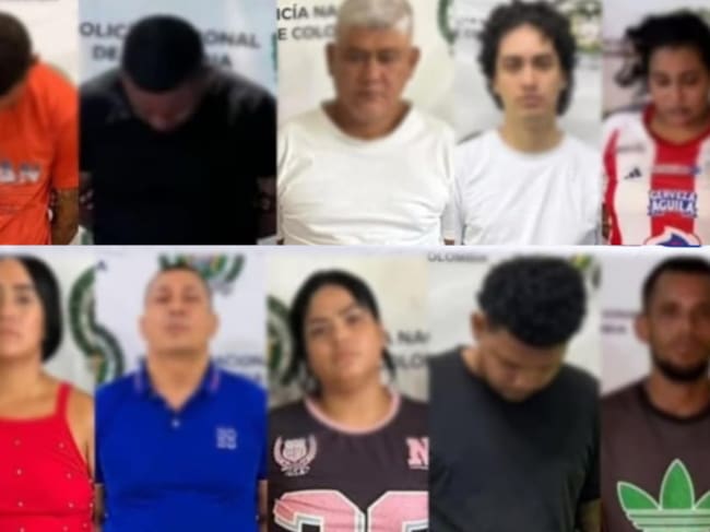 Operación Diamante deja 10 capturados y armas incautadas en el Magdalena. Foto: Gobernación del Magdalena