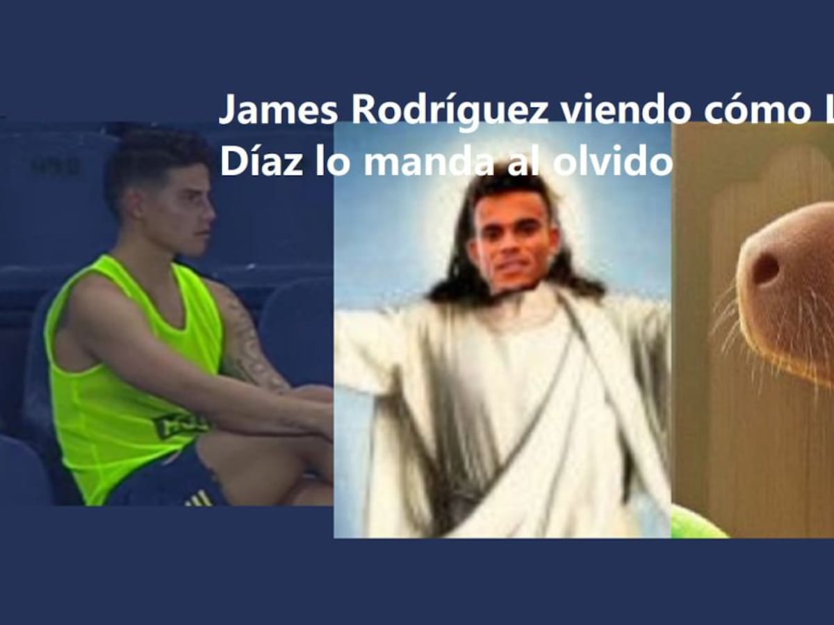 Memes: "James Rodríguez viendo cómo Lucho Díaz lo manda al olvido"