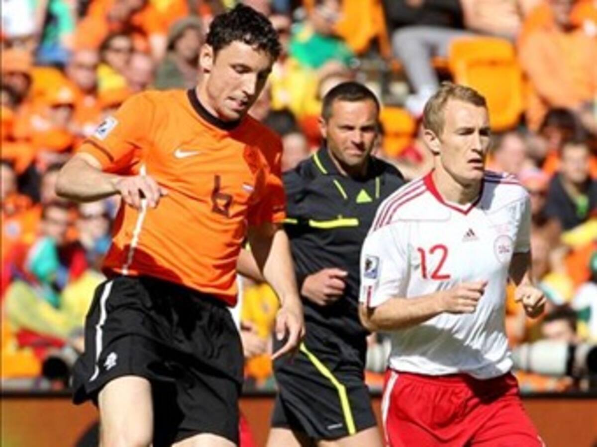 Holanda venció 2-0 a Dinamarca en la cuarta jornada del Mundial.