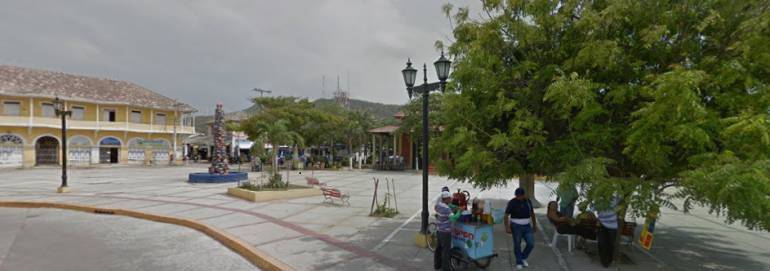 Plaza de Puerto Colombia.
