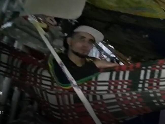 Detenido durmiendo pegado del techo- captura video Jorge Carmona