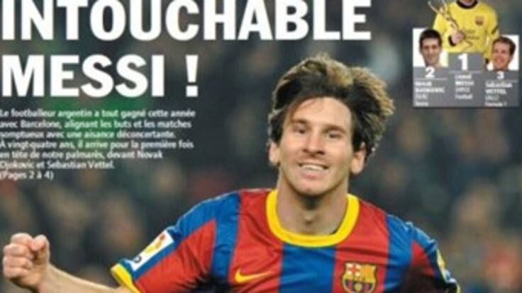 Lionel Messi declarado 'Campeón de Campeones' por el diario L'Equipe