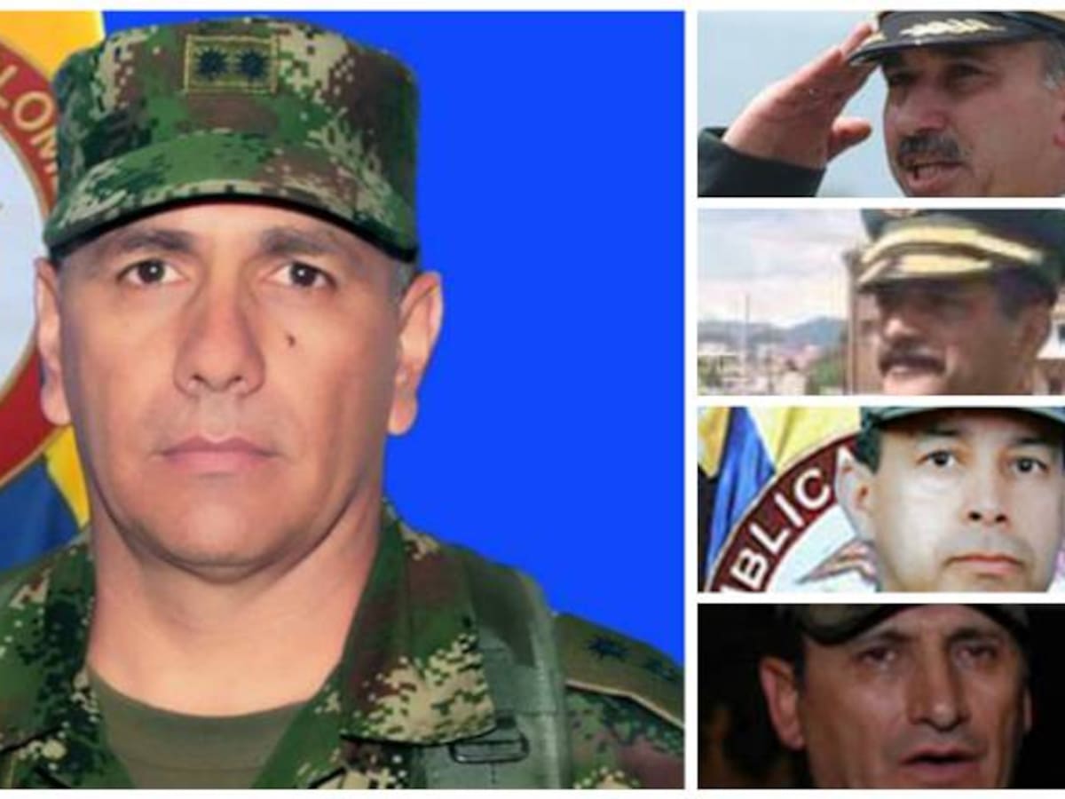 A interrogatorio cinco generales por falsos positivos