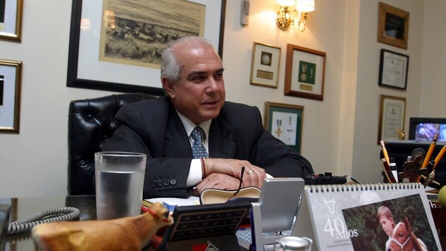 Exsenador y expresidente de Fedegán Jorge Visbal Martelo. Foto: Colprensa / ARCHIVO