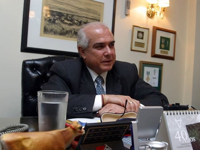 Exsenador y expresidente de Fedegán Jorge Visbal Martelo. Foto: Colprensa / ARCHIVO