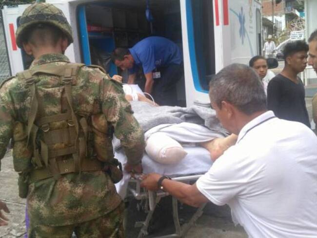 Campesino perdió una pierna al pisar una mina en Dabeiba, Antioquia