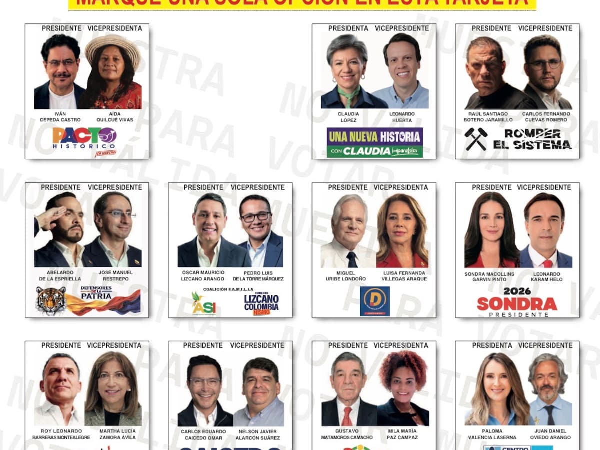 Arrancó la impresión de los tarjetones para las elecciones presidenciales del 31 de mayo