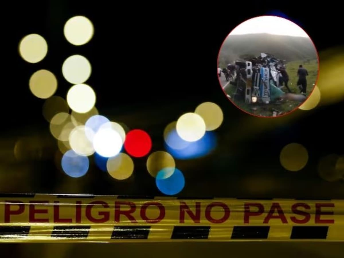 Ambulancia sufre accidente vial en Cisneros y deja 4 heridos