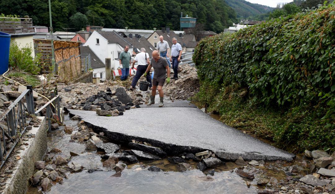 Inundaciones en el occidente de Alemania