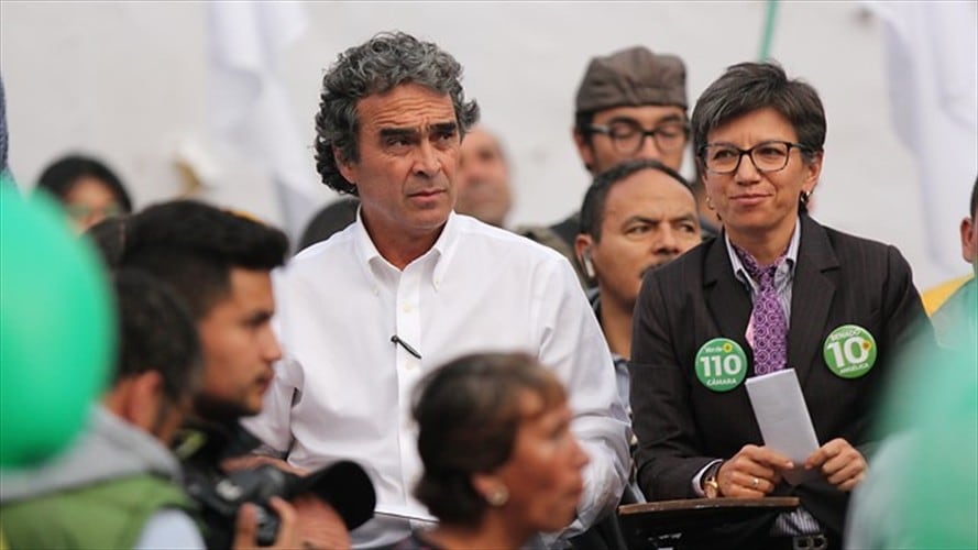 Sergio Fajardo y Claudia López. Foto: Colprensa