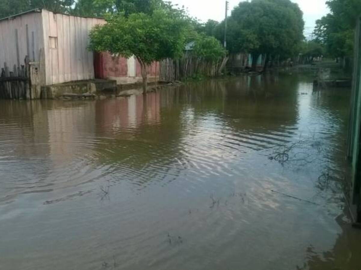 Se desborda el río Magdalena en zona rural de Barranco, Bolívar