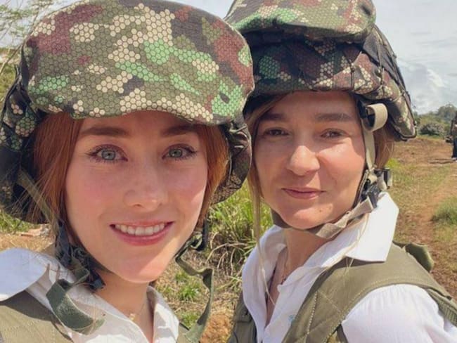 Viceministra de Defensa responde a polémica por ‘selfie’ en El Plateado: “no fue un show”