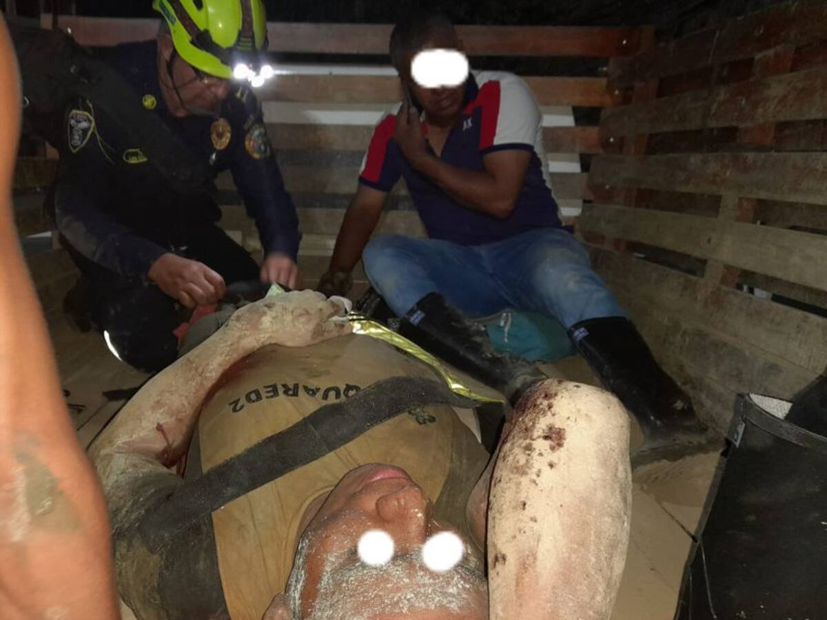 Un minero resulta gravemente herido tras un accidente con explosivos