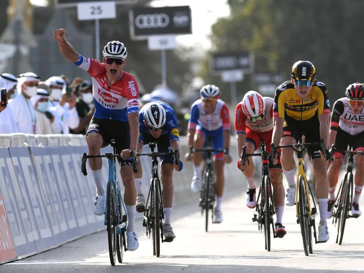 Mathieu van der Poel gana la primera etapa del UAE Tour