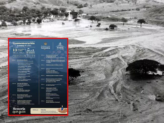 Homenaje a 40 años de la tragedia de Armero: Programación de la conmemoración el 13 de noviembre