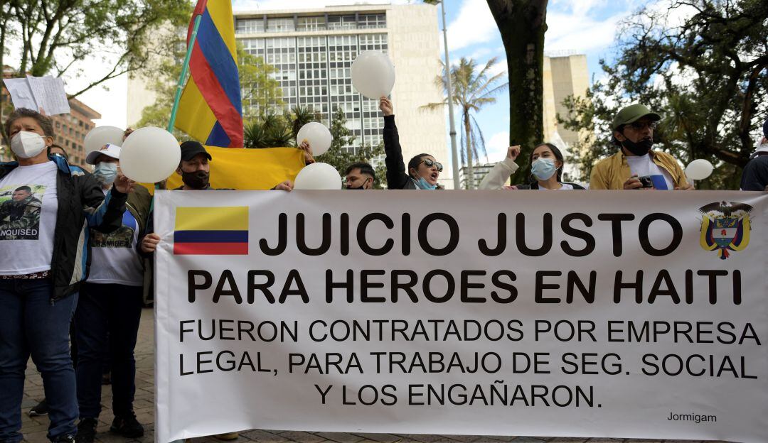 Familiares de los detenidos en Haití