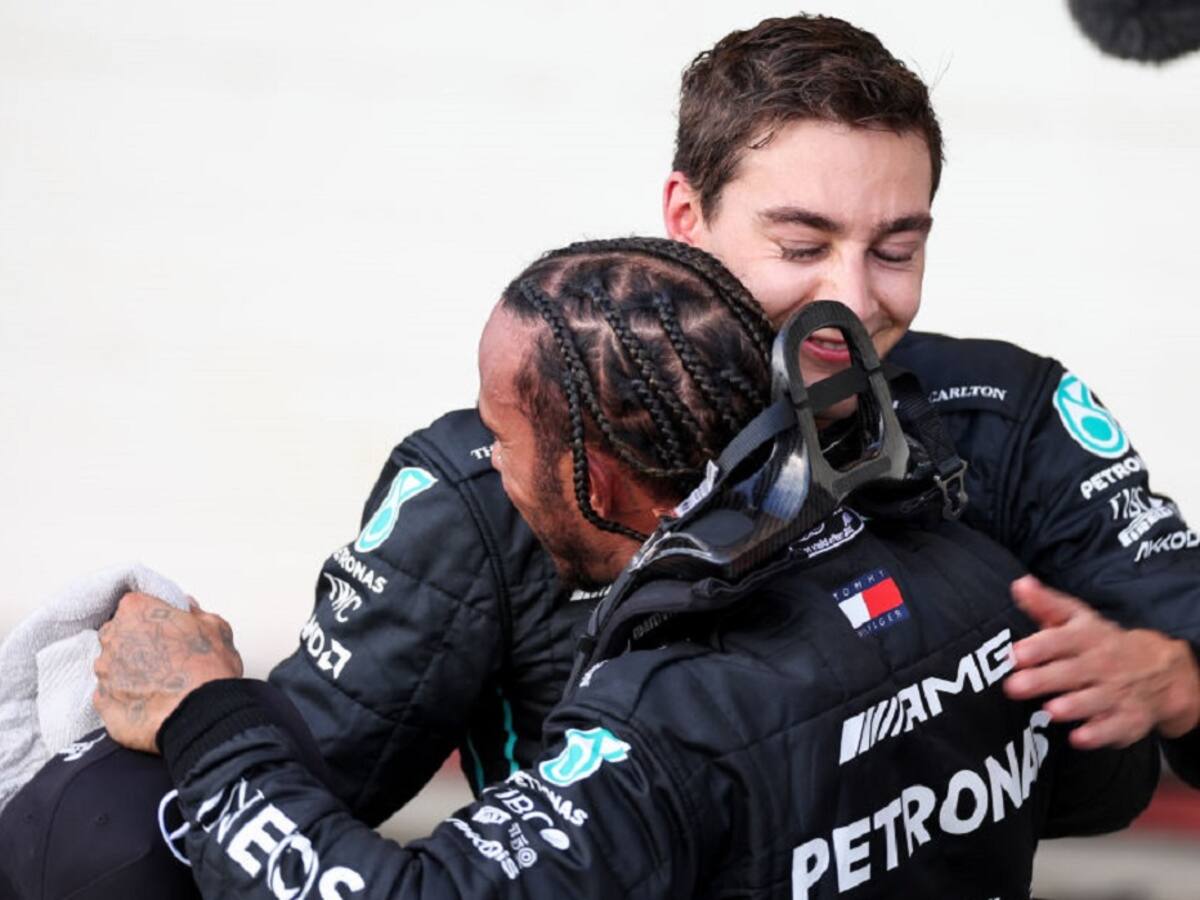 Rusell gana al sprint en Brasil y Mercedes saldrá en la primera línea del GP