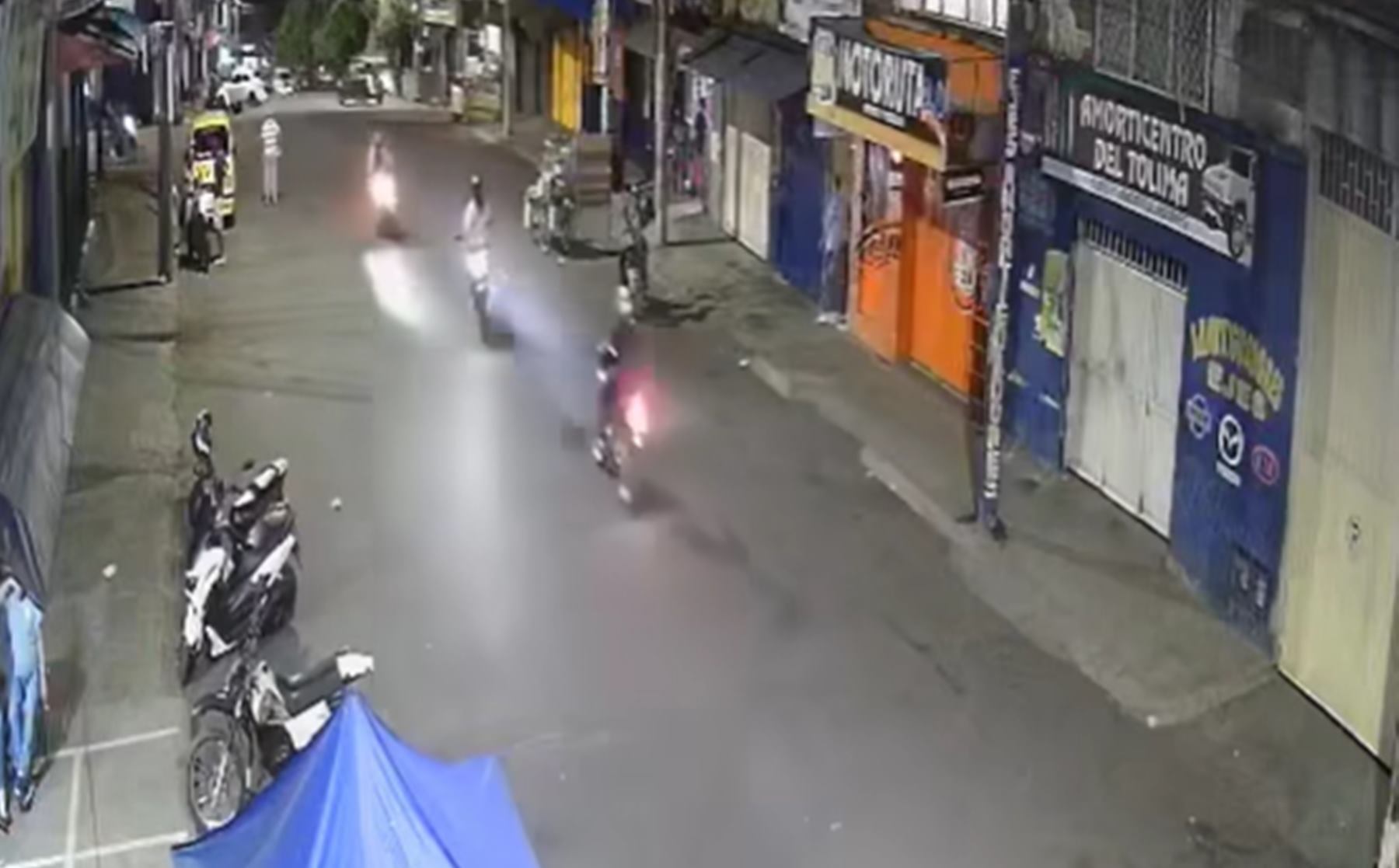 Accidente de policías en Ibagué