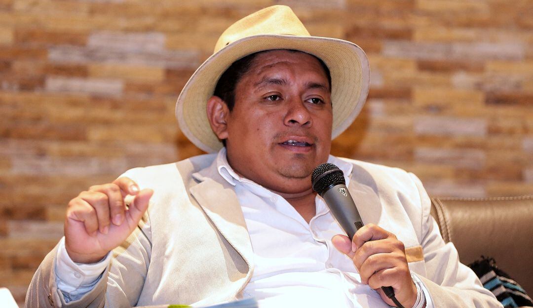 Luis Fernando Arias, consejero mayor de la Organización Nacional Indígena de Colombia (ONIC)