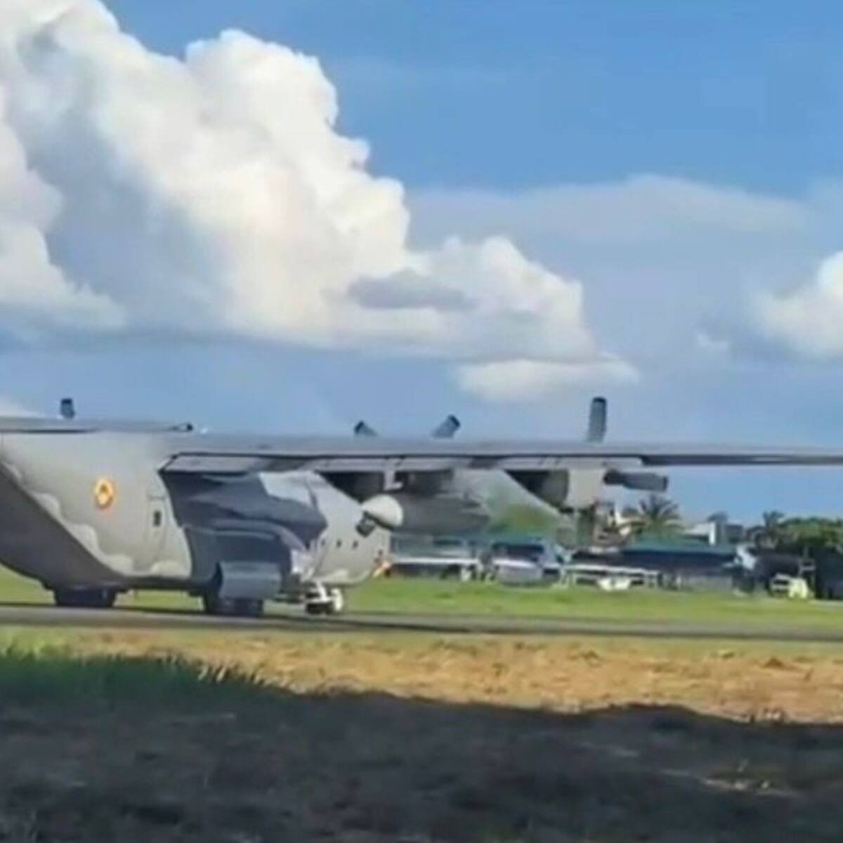 Avión Hércules frenó despegue en San José del Guaviare por falla técnica: llevaba personal militar