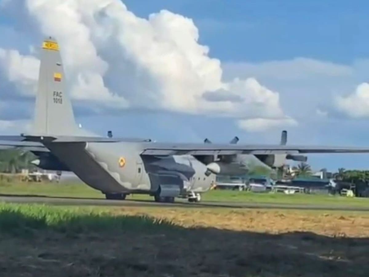 Avión Hércules frenó despegue en San José del Guaviare por falla técnica: llevaba personal militar