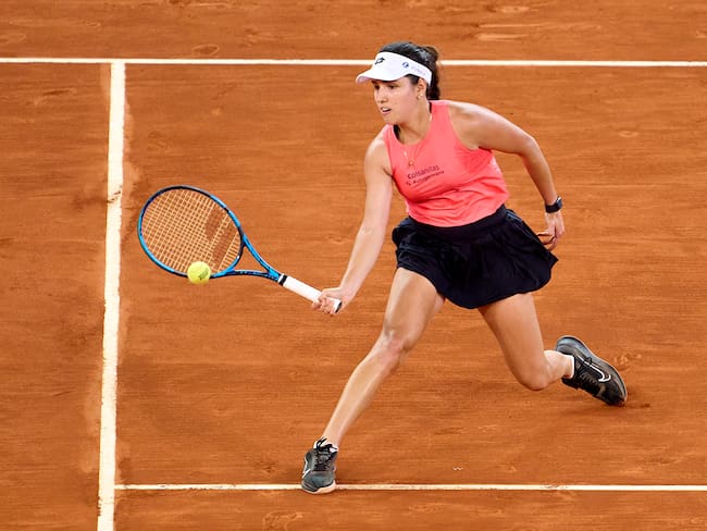 Camila Osorio se metió e la segunda ronda del Masters de Roma. (Photo by Mateo Villalba/Quality Sport Images/Getty Images)