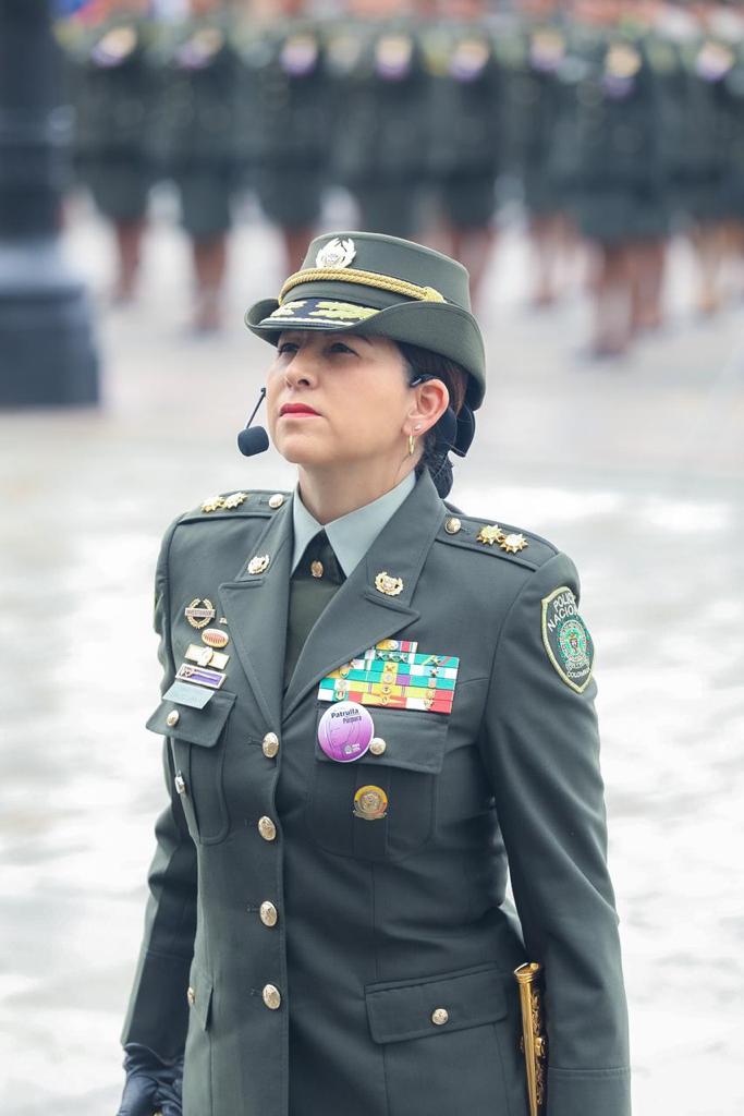 Sandra Hernandez, comandante de la Policía de Bogotá.
