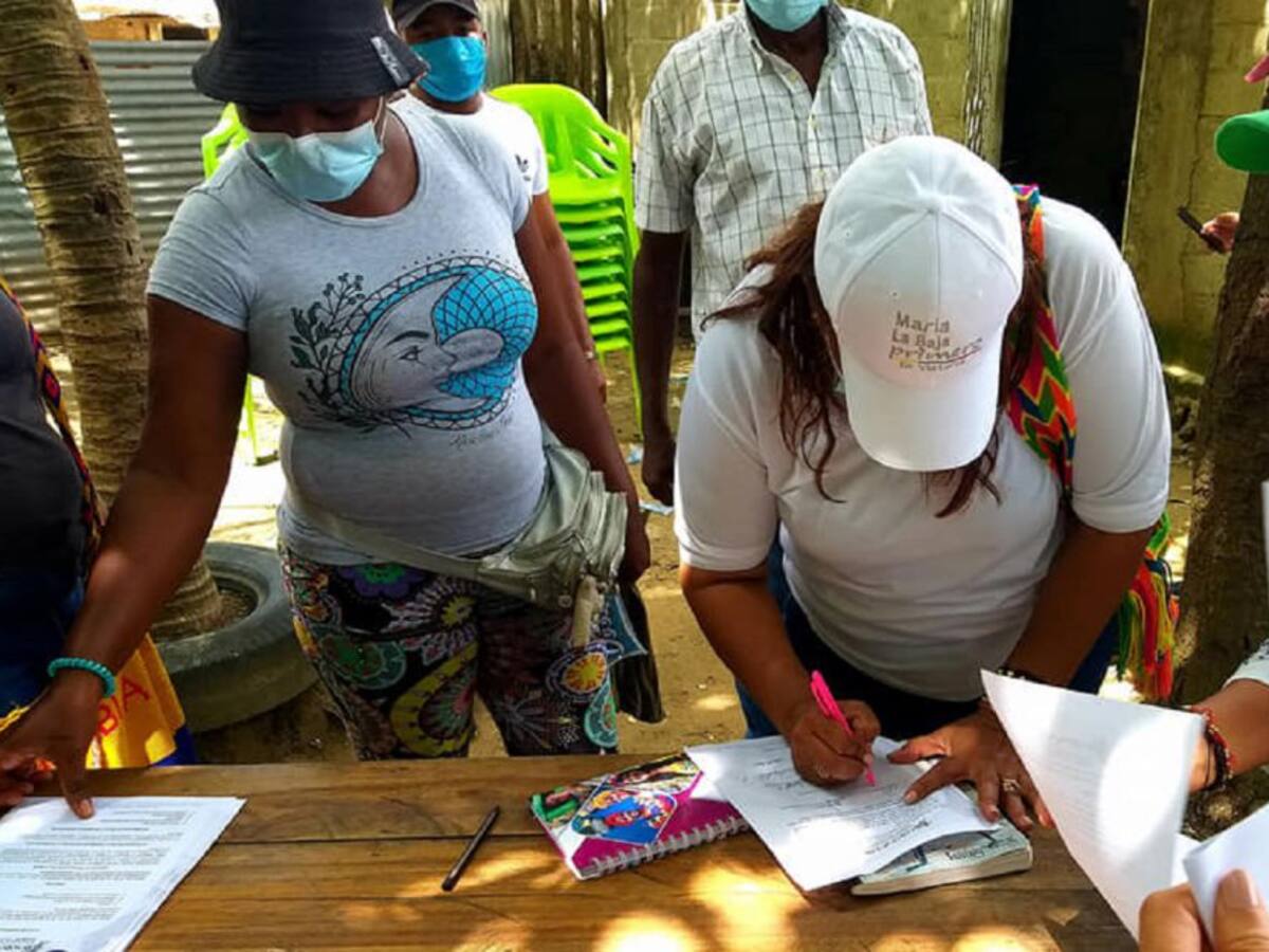 Líderes de San Pablo y Alcaldía de María La Baja lograron acuerdo