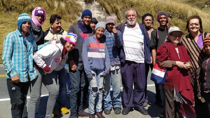 Volvió a aumentar número de caminantes venezolanos