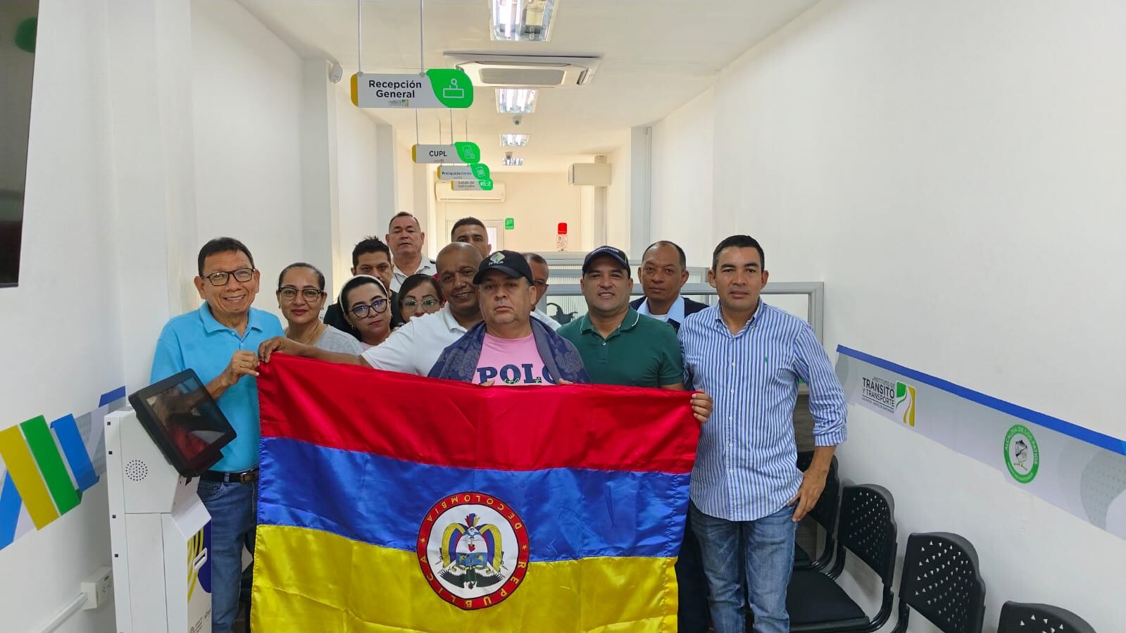 Protesta funcionarios de tránsito en Los Patios / Foto: Caracol Radio