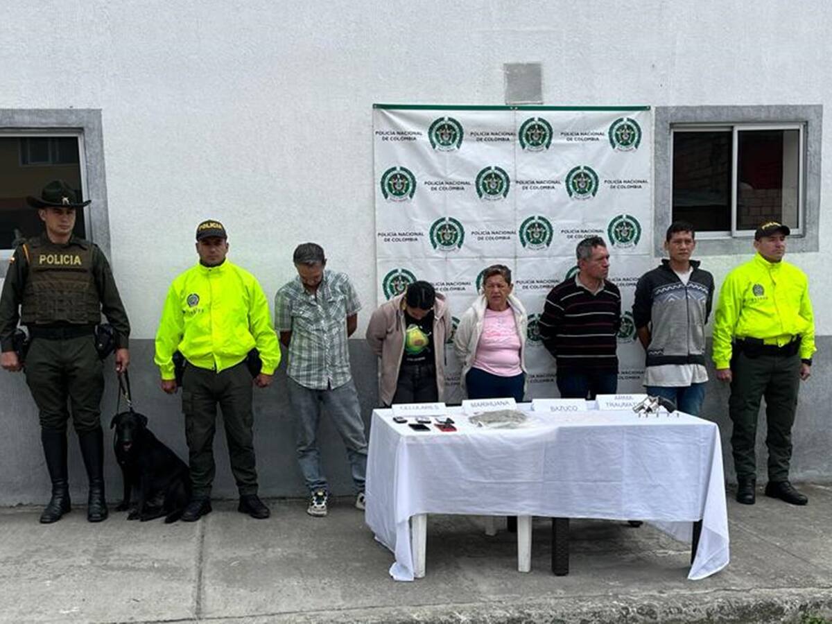 Capturaron a ‘Los Montañeros’ en el municipio de Cajamarca, Tolima