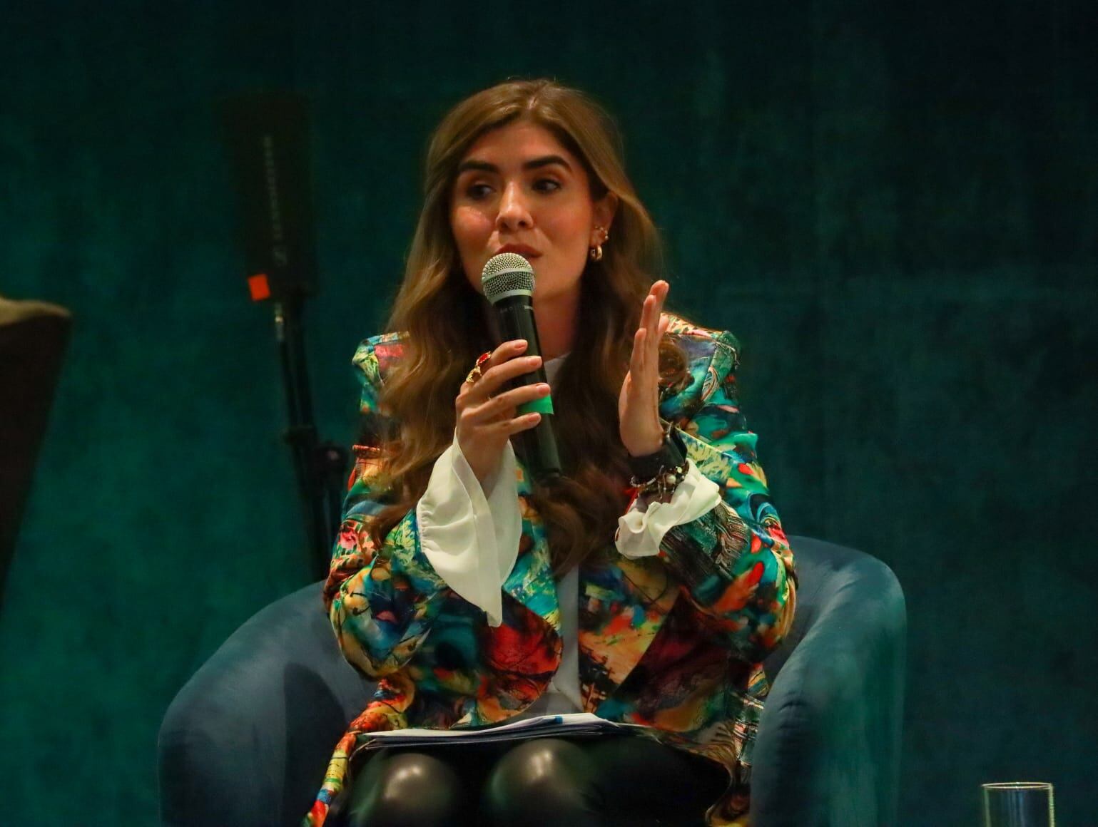 Laura Roa, presidenta del Fondo Nacional del Ahorro en Visión Colombia 2024 de Prisa Media.