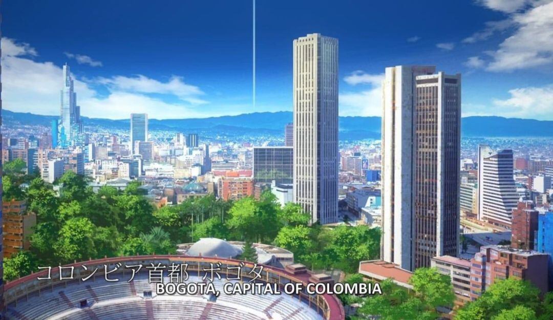 Video: Bogotá es representada en una popular serie de anime