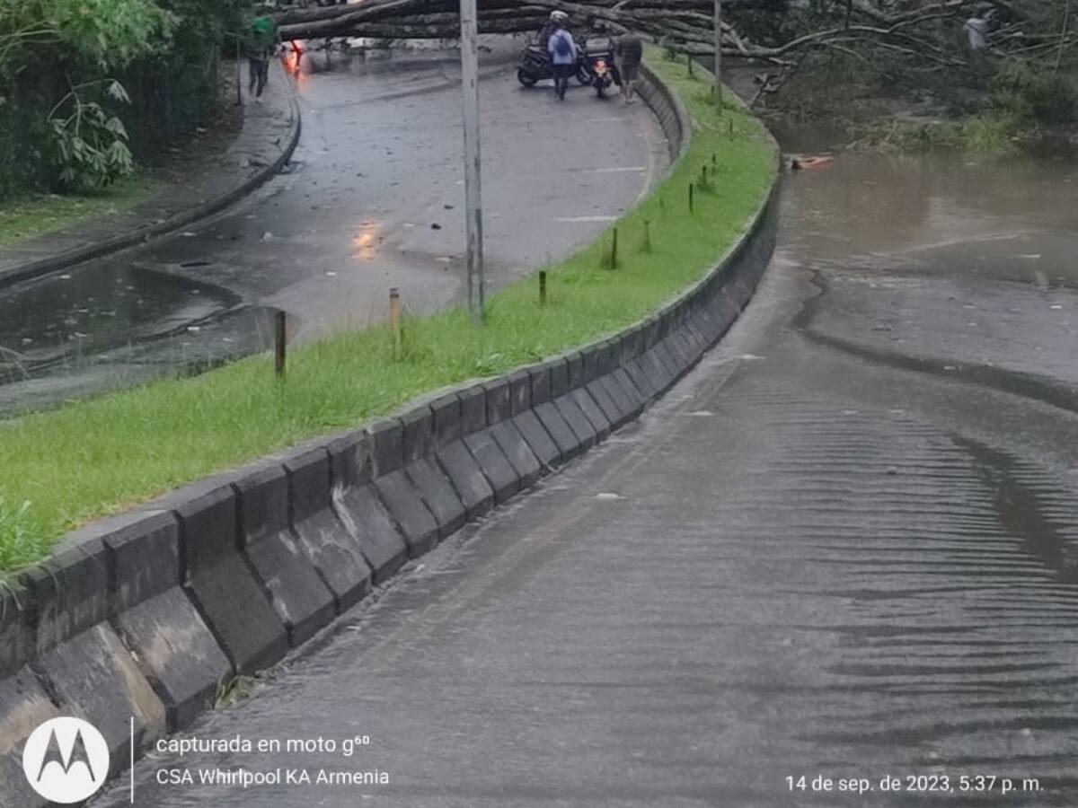 Vendaval afectó zonas urbanas y rurales de seis municipios del departamento del Quindío
