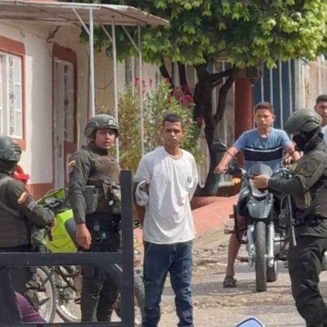 Capturado en el municipio de Tibú. / Foto: Cortesía.