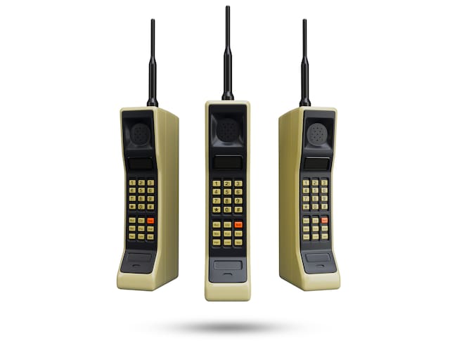 Motorola DynaTAC 8000X, el primer celular de la historia / Getty Images