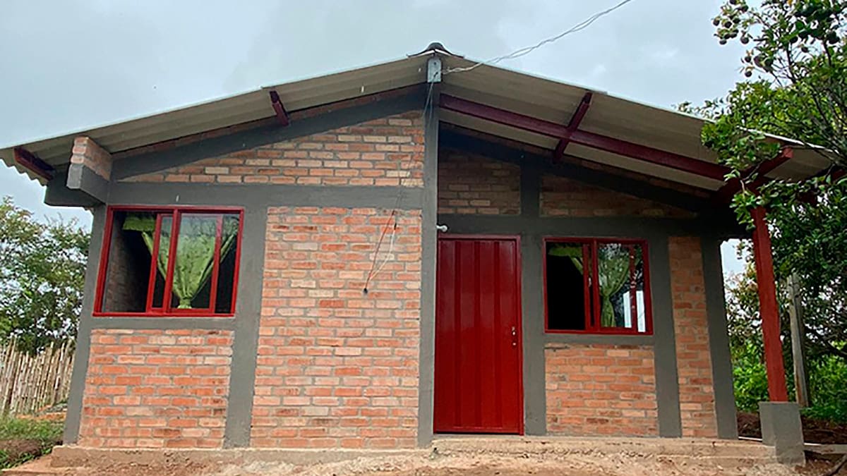 Paredes de agua para reducir el calor en viviendas rurales