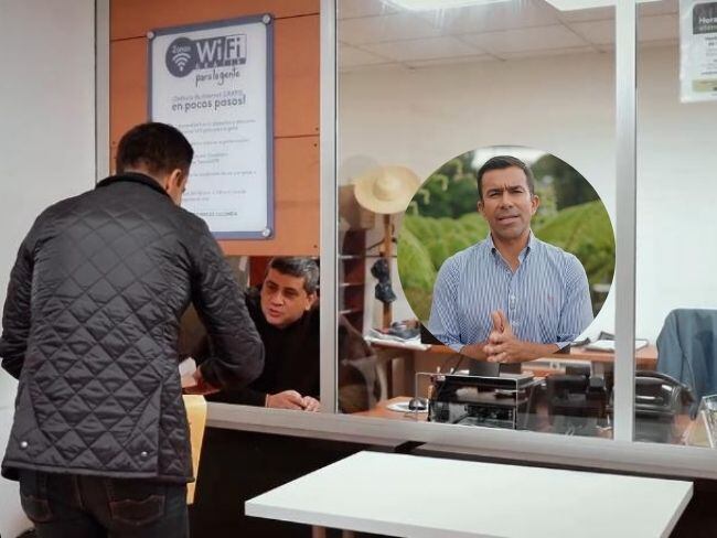 Momento en el que el Gobernador de Cundinamarca Jorge Rey radica la solicitud para que el Ministerio de Ambiente convoque de manera urgente mesas amplias de análisis al Proyecto de Resolución sobre el ordenamiento ambiental de la Sabana de Bogotá, y se interrumpa el plazo de observaciones.